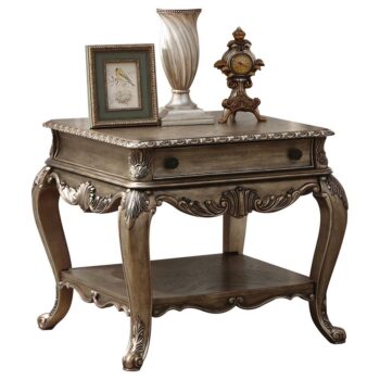 Vintage Oak Finish Ragenardus End Table 86032 by ACME