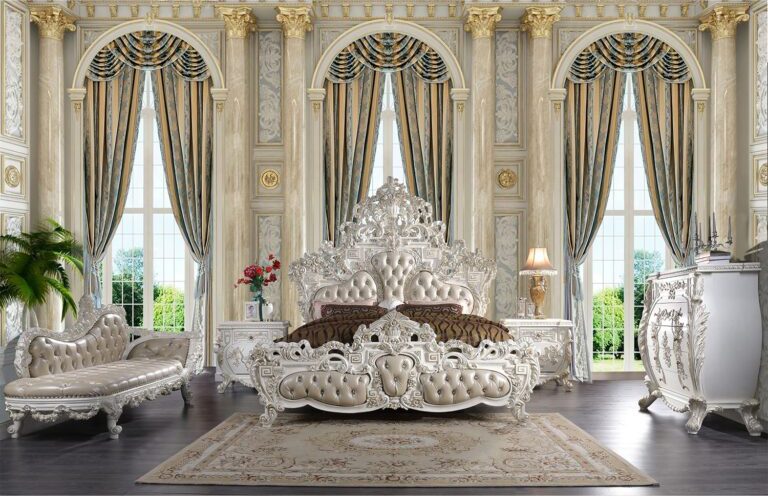 Hd-1807 5Pc King Bedroom Set By Homey Design | Mobilia Cleopatra 3 HD-1807 5PC KING BEDROOM SET BY Homey Design - Image 1