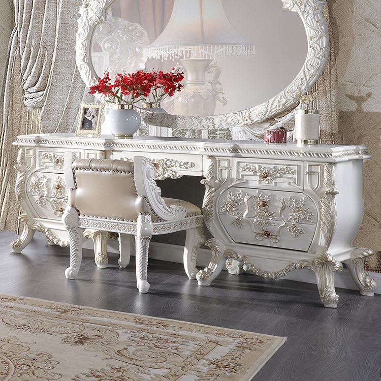 Hd-1807 Vanity Dresser By Homey Design | Mobilia Cleopatra 3 HD-1807 Vanity Dresser By Homey Design - Image 1
