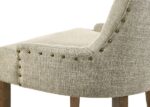 Yotam Beige Fabric Side Chair Set of 2 by ACME - Image 2