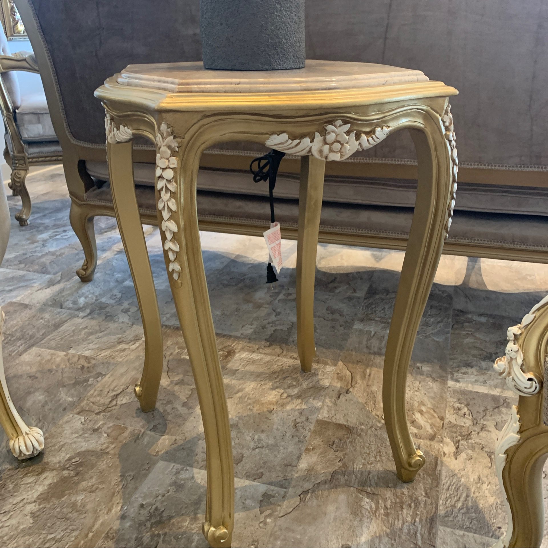 Handmade Napoleon End Table | Mobilia Cleopatra 3 Handmade Napoleon End Table - Image 1