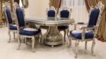 Handmade Cambridge Blue Arm Chair – View 4