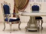 Handmade Cambridge Blue Arm Chair – View 6