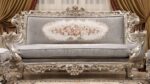 Handmade Glammed Gray Sofa