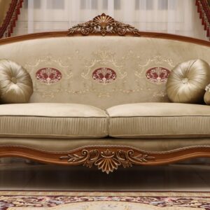 Handmade Elite Gallery Brown Sofa |