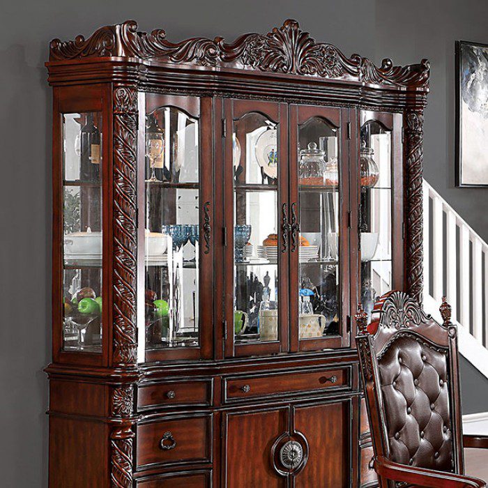 Canyonville Hutch & Buffet Cm3144Hb By Furniture Of America | Mobilia Cleopatra 3 CANYONVILLE HUTCH & BUFFET CM3144HB BY Furniture of America - Image 1