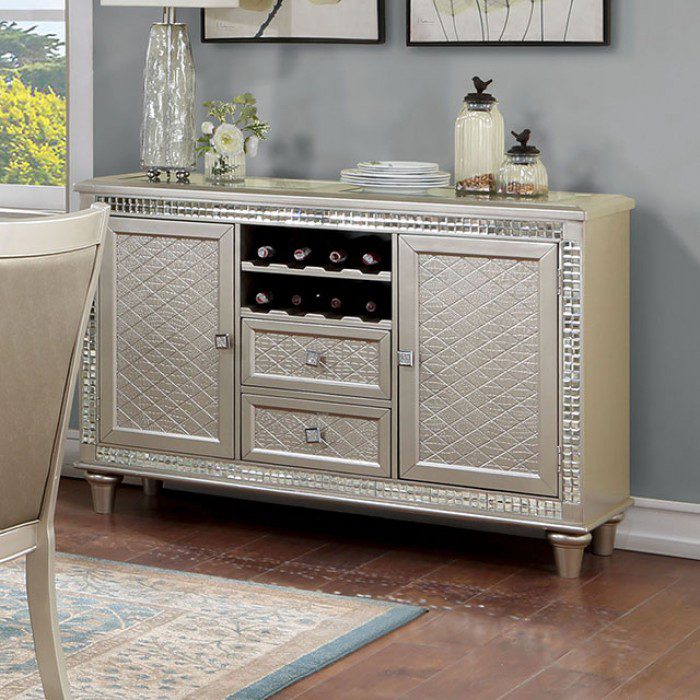 Adelina Server Champagne Transitional By Furniture Of America | Mobilia Cleopatra 3 Adelina Server Champagne Transitional BY Furniture of America - Image 1