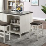 HEIDELBERG COUNTER HT. TABLE CM3498PT BY Furniture of America - Image 4