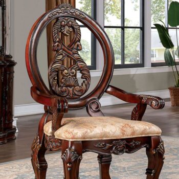 Normandy Arm Chair Set of 2 By Furniture of America