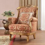Gold Finish 3PCs Sofa Set Traditional by Homey Design HD-106 - Image 2