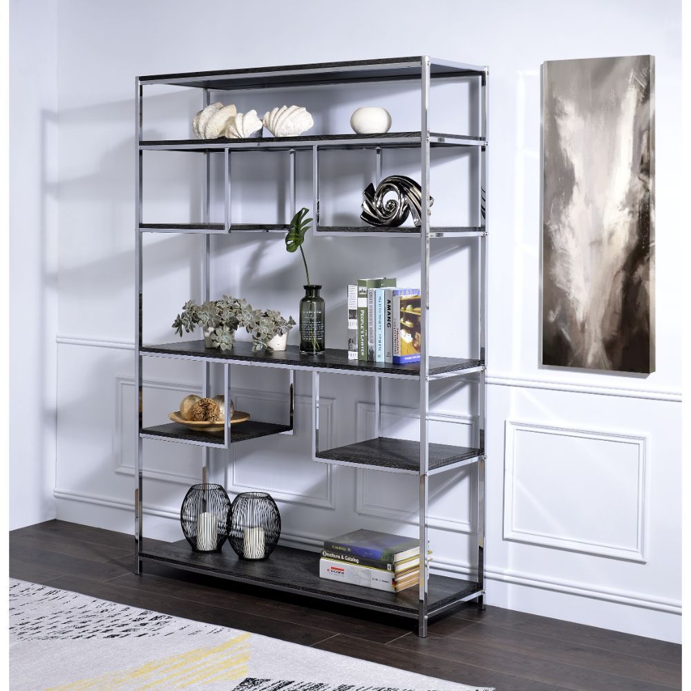 Vonara Bookshelf By Acme | Mobilia Cleopatra 3 Vonara Bookshelf by ACME - Image 1