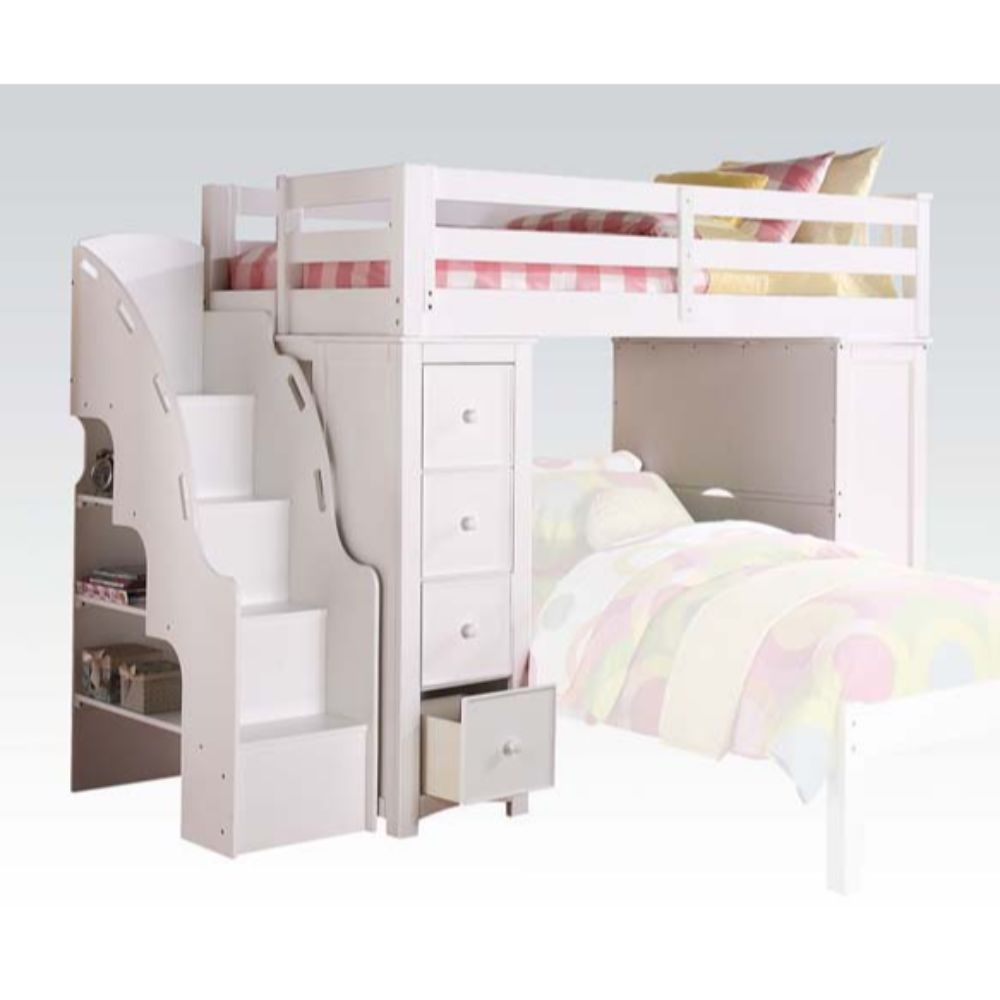 Freya Loft Bed 37145 By Acme | Mobilia Cleopatra 3 Freya Loft Bed 37145 by ACME - Image 1