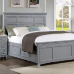 Gray Castlile Bed CM7413GY By Furniture of America - Image 2