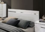 White/Chrome ERLACH BED FOA7189WH By Furniture of America - Image 3