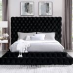 Black Stefania Bed CM7227BK By Furniture of America - Image 3