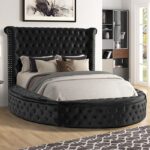 Black Sansom Bed CM7178BK By Furniture of America - Image 2