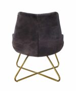Ebony Leather Dhalsim Accent Chair 59666 by ACME - Image 5