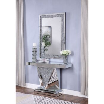 Noralie Accent Table With Triangular Shape Base by ACME