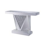 Noralie Accent Table With Triangular Shape Base by ACME - Image 2