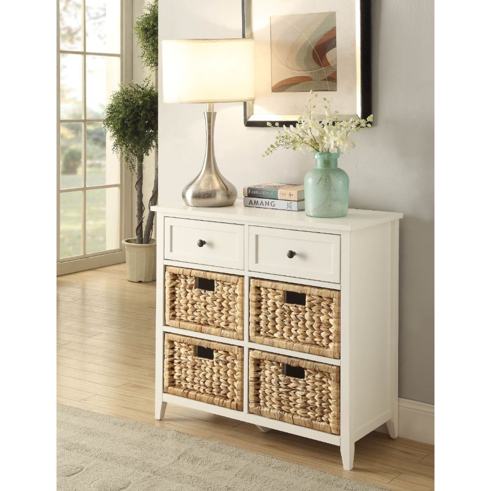 Flavius Accent Table With 6 Drawers By Acme | Mobilia Cleopatra 3 Flavius Accent Table With 6 Drawers by ACME - Image 1