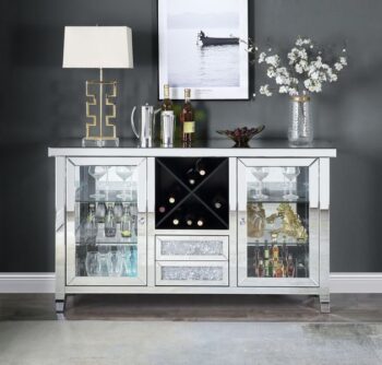 Noralie Wine Cabinet With Led by ACME