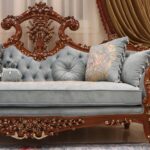Handmade Zayn Mint Green Sofa - Image 3