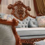 Handmade Zayn Mint Green Sofa - Image 4