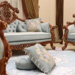 Handmade Zayn Mint Green Sofa - Image 5