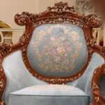 Handmade Zayn Mint Green Chair - Image 3