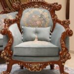 Handmade Zayn Mint Green Chair - Image 6