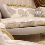 Handmade Meta Silver Sofa - Image 3