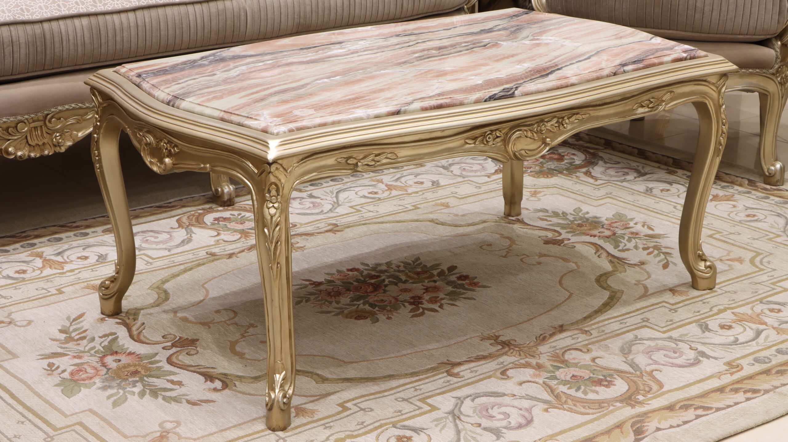 Handmade Omega Coffee Table | Mobilia Cleopatra 3 Handmade Omega Coffee Table - Image 1