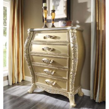 Cabriole Gold Chest by ACME
