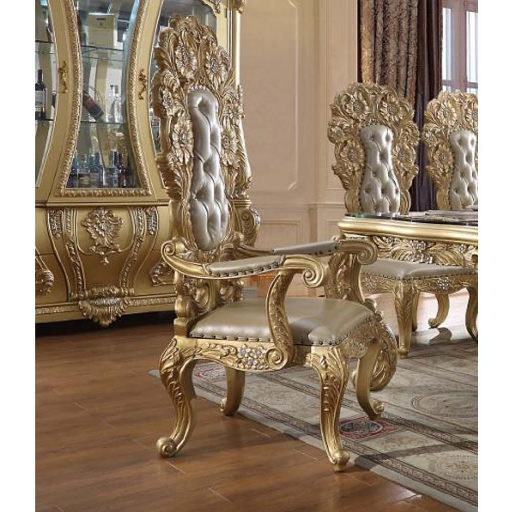 Cabriole Arm Chair Set Of 2 By Acme | Mobilia Cleopatra 3 Cabriole Arm Chair Set of 2 by ACME - Image 1