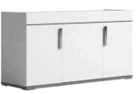High Gloss Lacquer Carrara 3 Door Buffet By ESF Furniture - Image 3