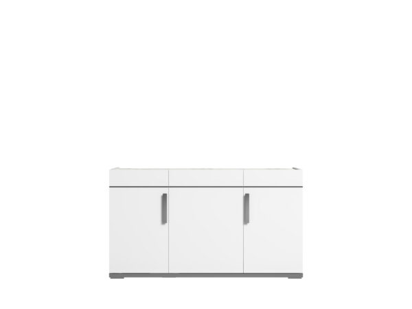 High Gloss Lacquer Carrara 3 Door Buffet By ESF Furniture - Image 5