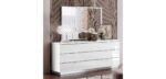 High Gloss Lacquer Onda LEGNO White Bedroom Set p9245 By ESF Furniture - Image 6