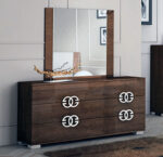 High Gloss Lacquer Prestige Classic Bedroom Set p6349 By ESF Furniture - Image 7