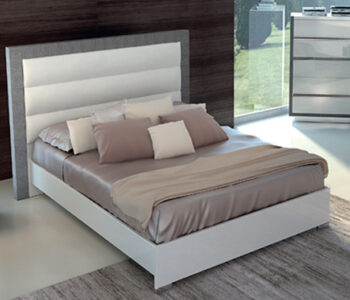 High Gloss Lacquer Mangano Bed By p11673 ESF Furniture