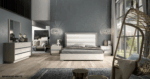 High Gloss Lacquer Mangano Bed By p11673 ESF Furniture - Image 2