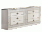 Aida Double Dresser White/Silv **Mirror supports – optional**