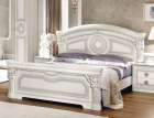 Aida White w/Silver QS Bed **frame not included**