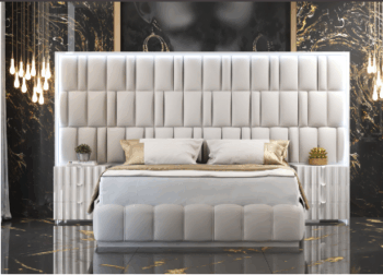 Orion Qs Bed w/ Light **Needs wooden slat frame**
