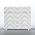 Shiny Wave Bedroom Set White p12666 By ESF Furniture - Image 12