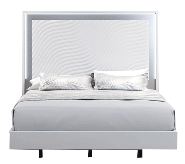 Wave White Bed p12672 By ESF Furniture - Image 4