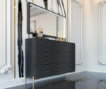 Wave Dressers / Mirrors Dark grey p12671 By ESF Furniture - Image 7