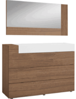 Mat Mar Dresser/Chest/Mirror p11754 By ESF Furniture