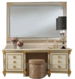 High Gloss Lacquer, Mat Liberty Vanity Dresser p11506 By ESF Furniture - Image 2