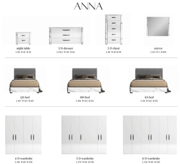 High Gloss Lacquer Anna Status Nightstand i37787 By ESF Furniture - Image 4