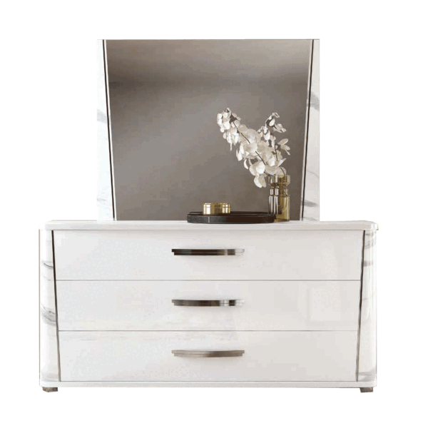High Gloss Lacquer Anna Status Dresser/mirror p13022 By ESF Furniture - Image 2